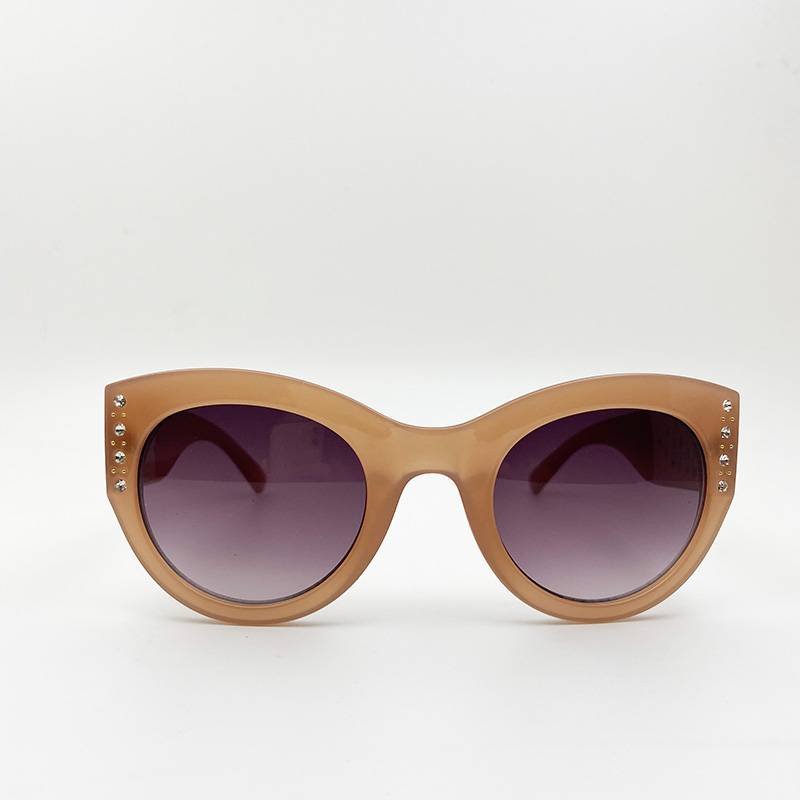 Order Ladies Inlays Diamond Mustard Fashion Personal Personal Personal Anti -UV Watching Mirror Uv400 UV400