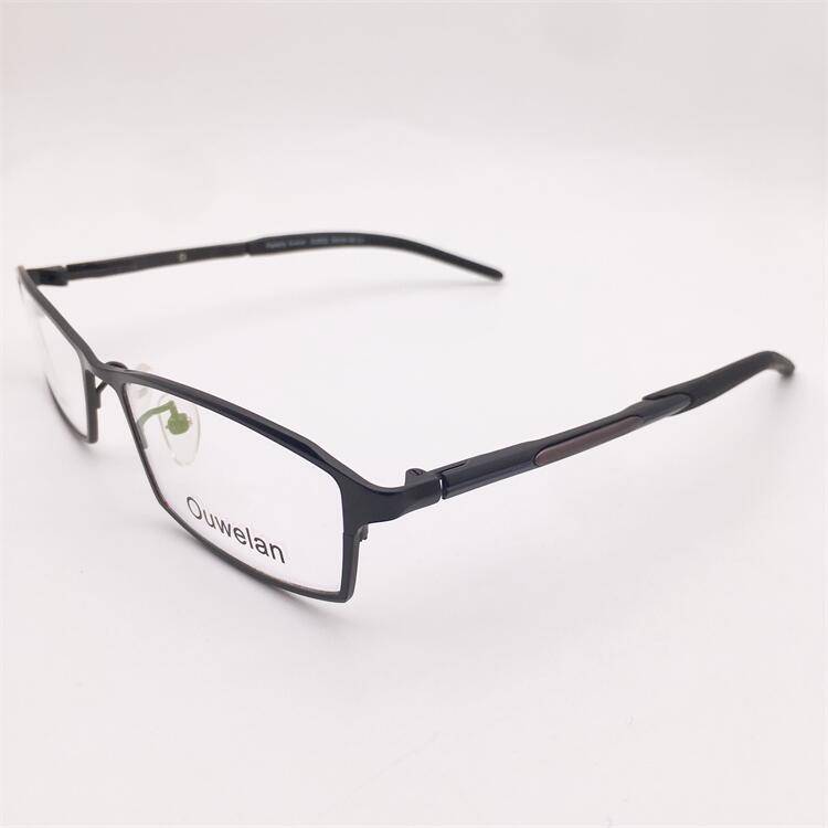 Black full -frame business temperament myopia glasses rack