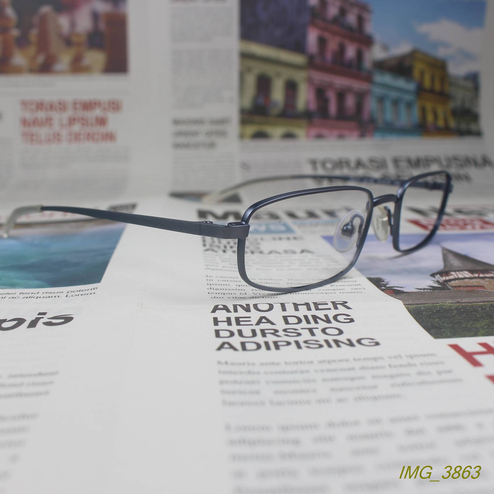 Sample small square -frame metal men and women height myopia glasses frame Eyes light and strong 214
