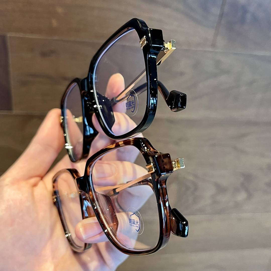 Yaoyao 23 years of new anti -Blu -ray lens classic Oversise generous frame super modified face glasses