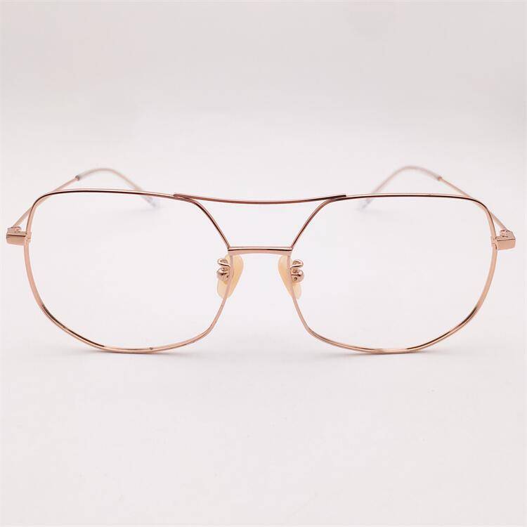 Treasure orphan original single gold ultra -light pure titanium full -frame multi -sideline frame fine -leg fine leg gold silk glasses