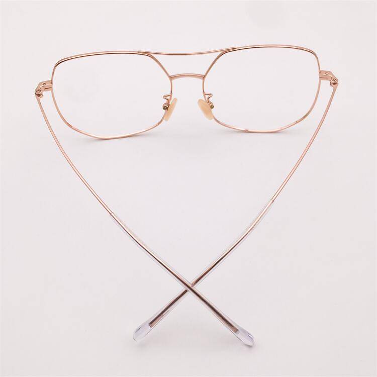 Treasure orphan original single gold ultra -light pure titanium full -frame multi -sideline frame fine -leg fine leg gold silk glasses