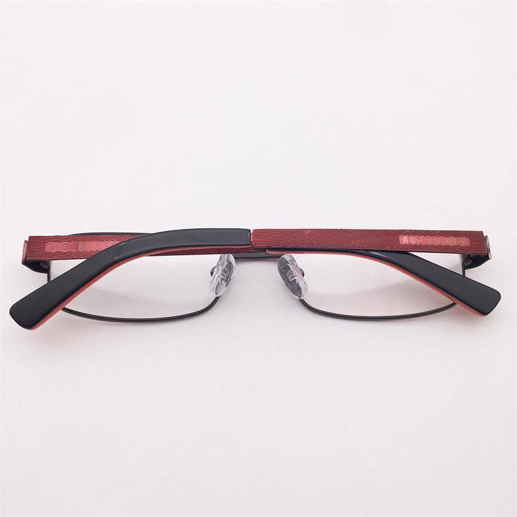 Treasured orphan original single red full -frame small round frame carved mirror legs literary temperament glasses shelf female