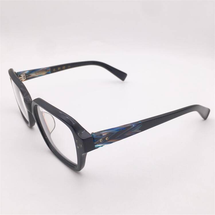 Treasured orphan original single black board large box square frame literary temperament glasses frame with close vision sunglasses men and women