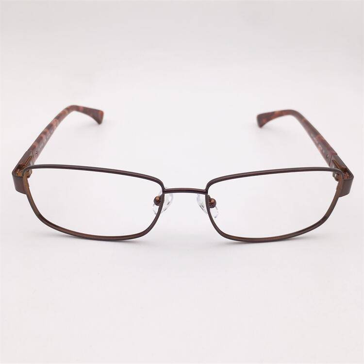 Treasured orphan original single coffee color full -frame small round frame spring board anti -allergic mirror legs literary glasses shelf female