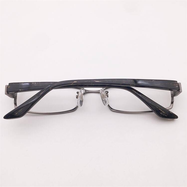 Hand -made treasure original single gun color pure titanium full -frame plate material lens legs business temperament gentleman glasses frame men