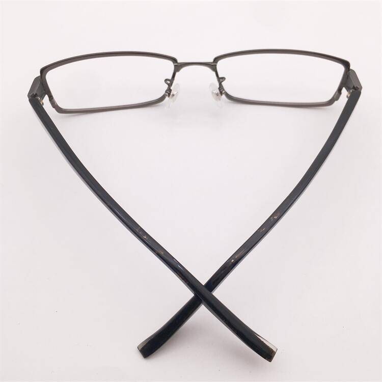 Hand -made treasure original single gun color pure titanium full -frame plate material lens legs business temperament gentleman glasses frame men