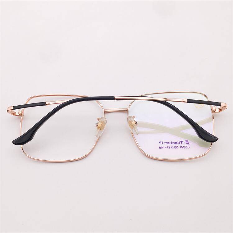Treasure orphan original single gold ultra -light pure titanium full -frame generous frame temperament face face glasses glasses glasses