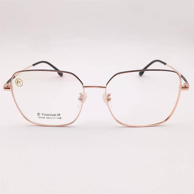 Treasure orphan original single gold ultra -light pure titanium full -frame generous frame temperament face face glasses glasses glasses