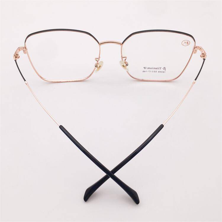 Treasure orphan original single gold ultra -light pure titanium full -frame generous frame temperament face face glasses glasses glasses