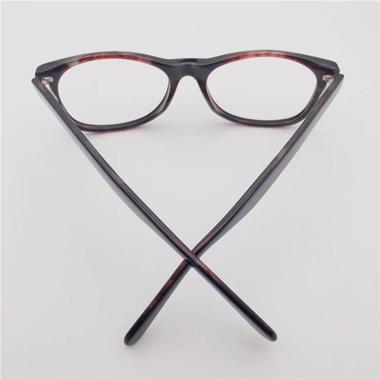 Original single -colored full -frame small round frame spring mirror leg thick legs retro literary and artistic glasses rack men and women