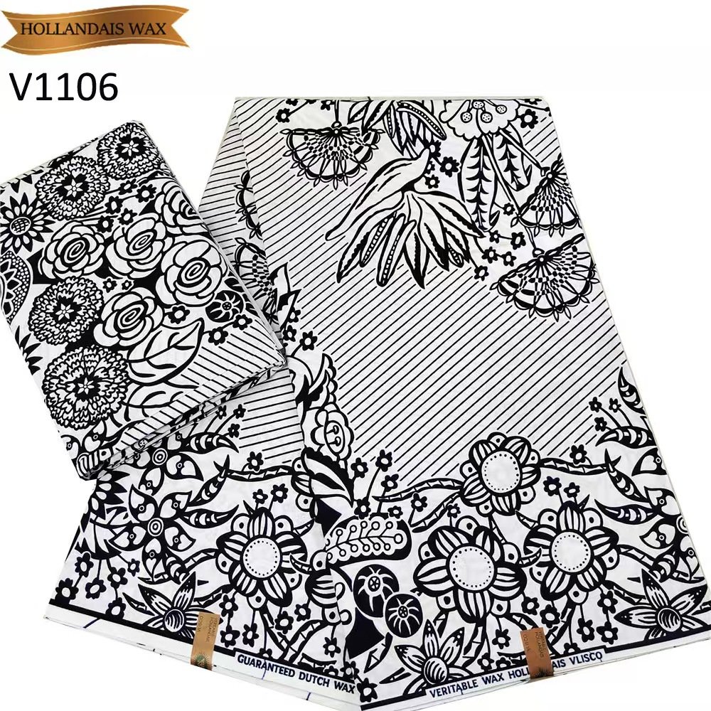 Factory Customize Ankara Wax Holland cotton Dutch wax print fabric 100% cotton loin cloth for dress wedding home textile