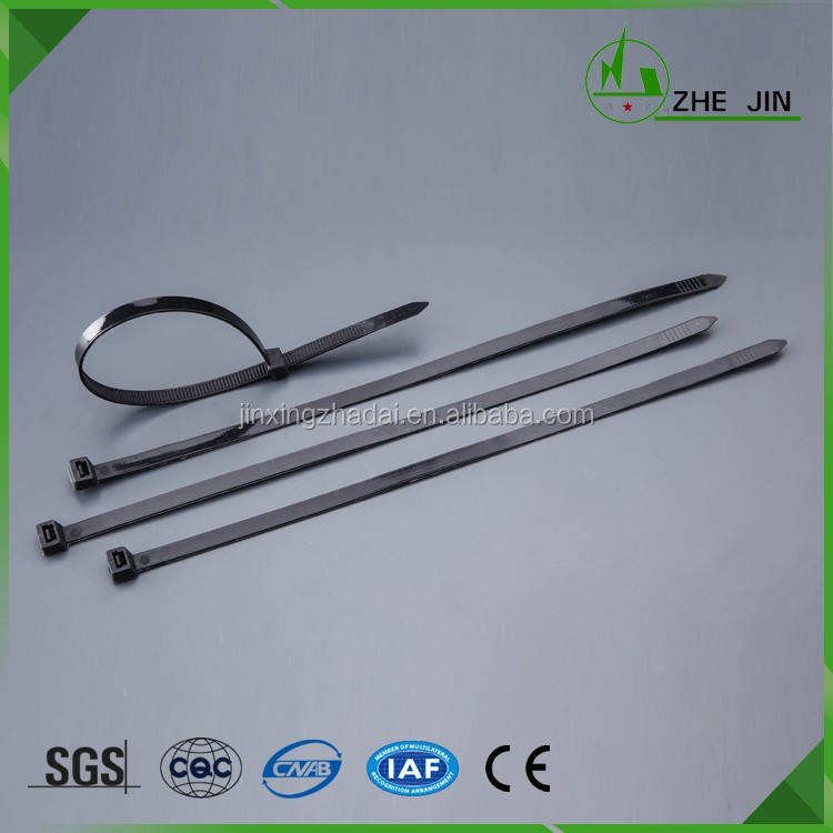 200mm 250mm 300mm 350mm 380mm 400mm CE RoHS Nylon 6 Cable Zip Ties Wire Cable Storage Strap Cable Tie