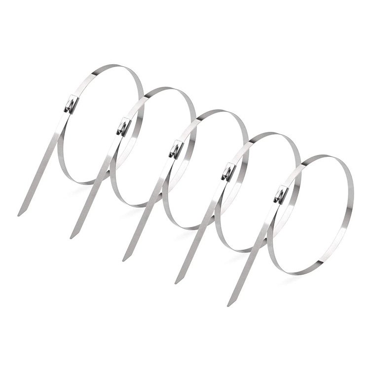 7.9x150mm 201 Factory Price Hose clamp stainless steel cable tie
