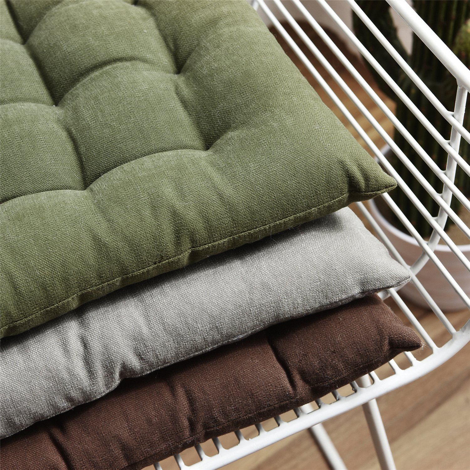 Ultra Soft Corduroy Chair Cushion Ties Warm Floor Cushion Kids Reading Nook Comfortable Square Seat Cushion Adults Cooling