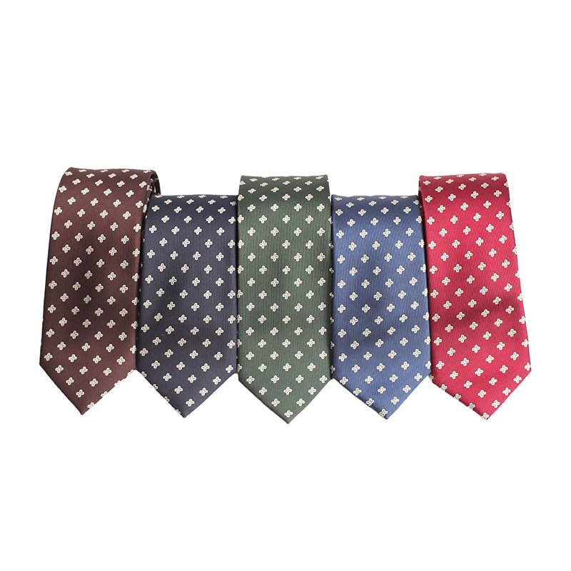 Wholesale OEM Service 100% Silk Handmade Classic Ties Low Price Good Quality Custom Pattern Woven Fashion Neckties For Men