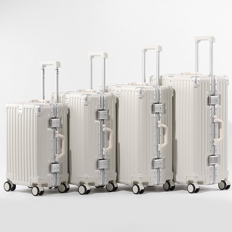Tie rod luggage universal wheel 20 inch trolley case aluminum frame 24 password travel men and women 28 trolle