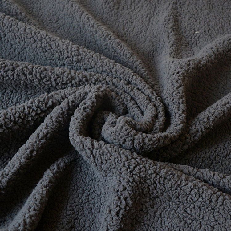 First class quality wholesale tie dye 100% polyester lambskin fabric for garments