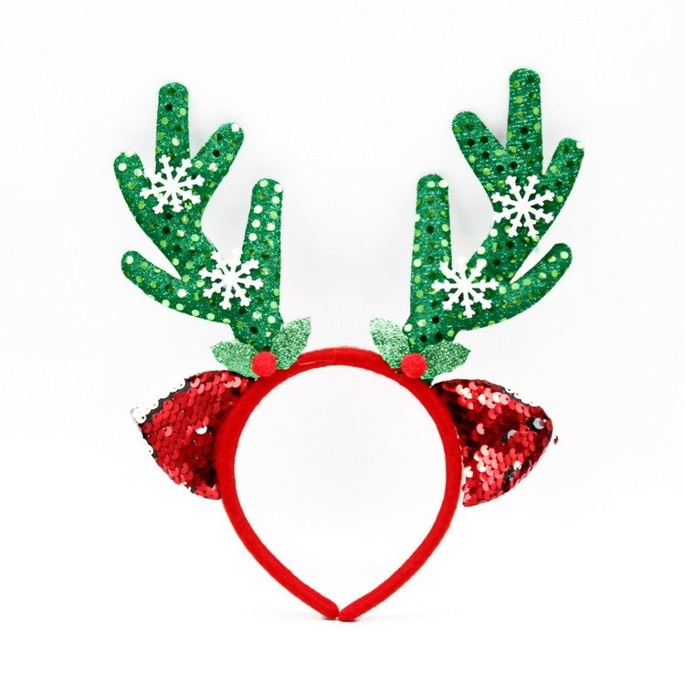 Fun Christmas hat Christmas party headband Winter hairbow band scrunchies Red Xmas headband For Festival Santa Decoration Gift
