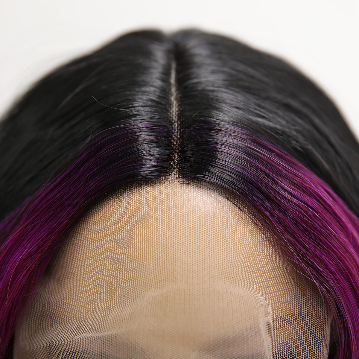 32 inch lace black high gloss Bodyway hair T part lace front wig SM9212 series