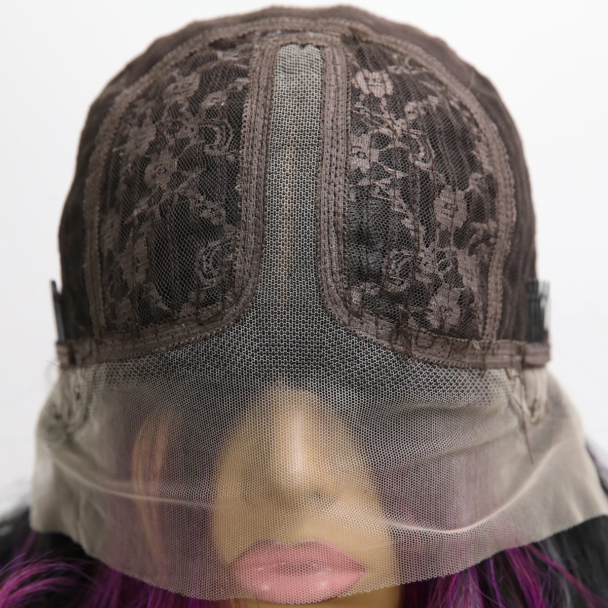 32 inch lace black high gloss Bodyway hair T part lace front wig SM9212 series