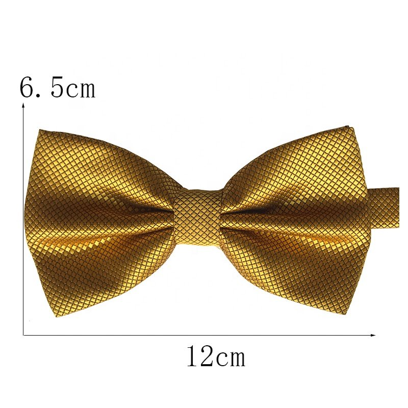 Wholesale Polyester Silk Solid Color Two Layers Burgundy Pre-tied Adjustable Bow Tie Of Wedding For Men Bow Ties For Groomsmen