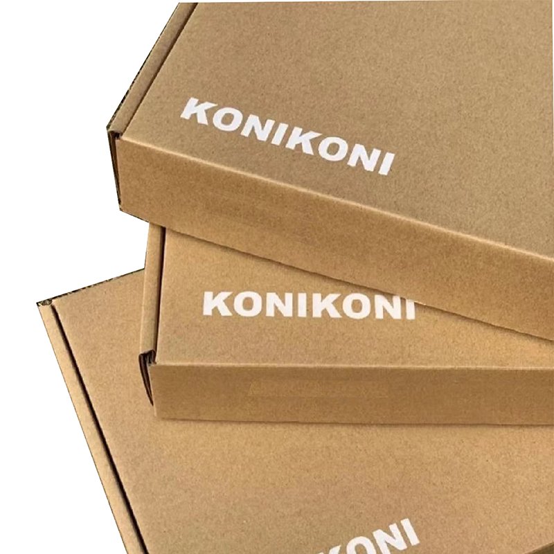 Customized Printing Logo Eco Friendly Brown Kraft Box Packaging E Flute Corrugated Cardboard Mailing Shipping Box manufacturers