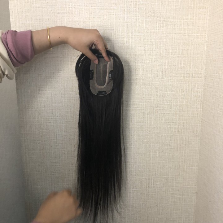 LONGFOR Human Hair Fringe Bangs Hand Made Remy Hair Piano Color Mono Topper