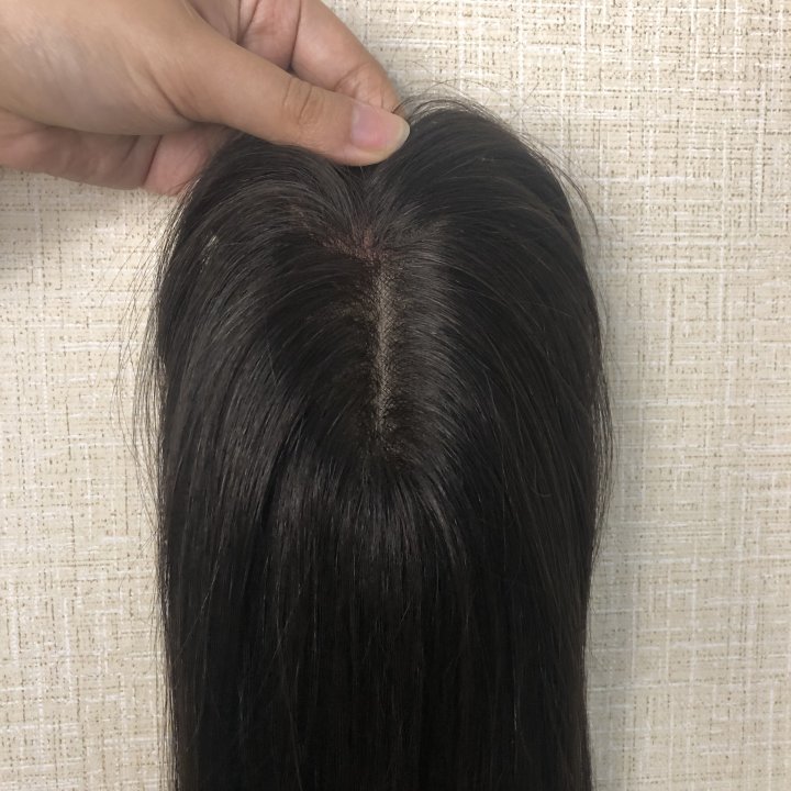 LONGFOR Human Hair Fringe Bangs Hand Made Remy Hair Piano Color Mono Topper