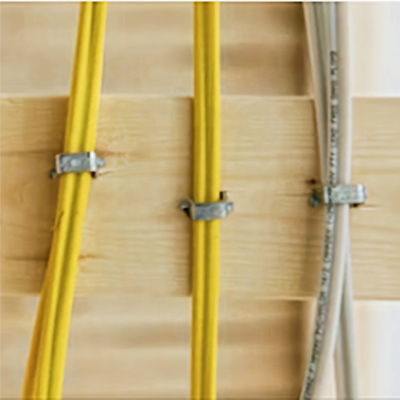 Staples Securing Cable Wood Surfaces Nonmetallic Sheathed Cable Smooth Shank Galvanized Steel Cable Coiled Nail Type