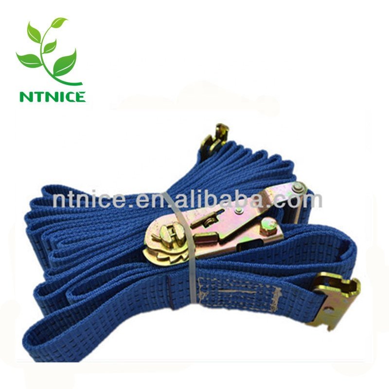 Heavy duty ratchet straps 2inch flat hook ratchet tie down cargo strap e track