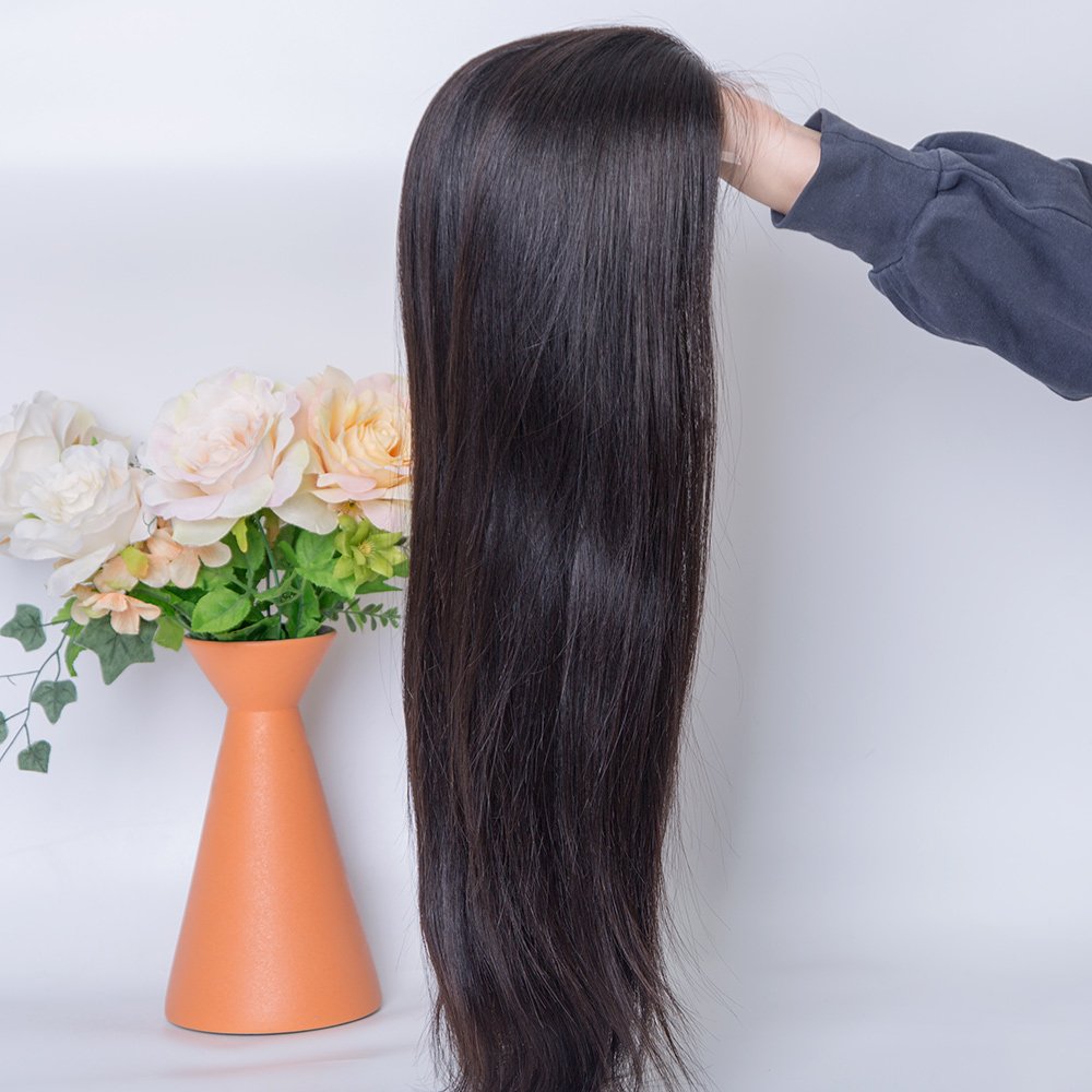Premier Pre Plucked Remy Human Hair Silk Top Women Hair Wigs Medical Wig Human Hair With PU