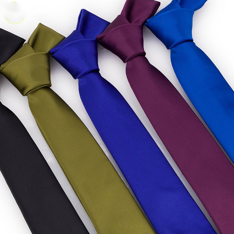 Jacquard Woven Solid Color 8cm Regular Polyester Men's Necktie Cheap Price School Tie Green Silver Navy Twill Fashion Neck Wear