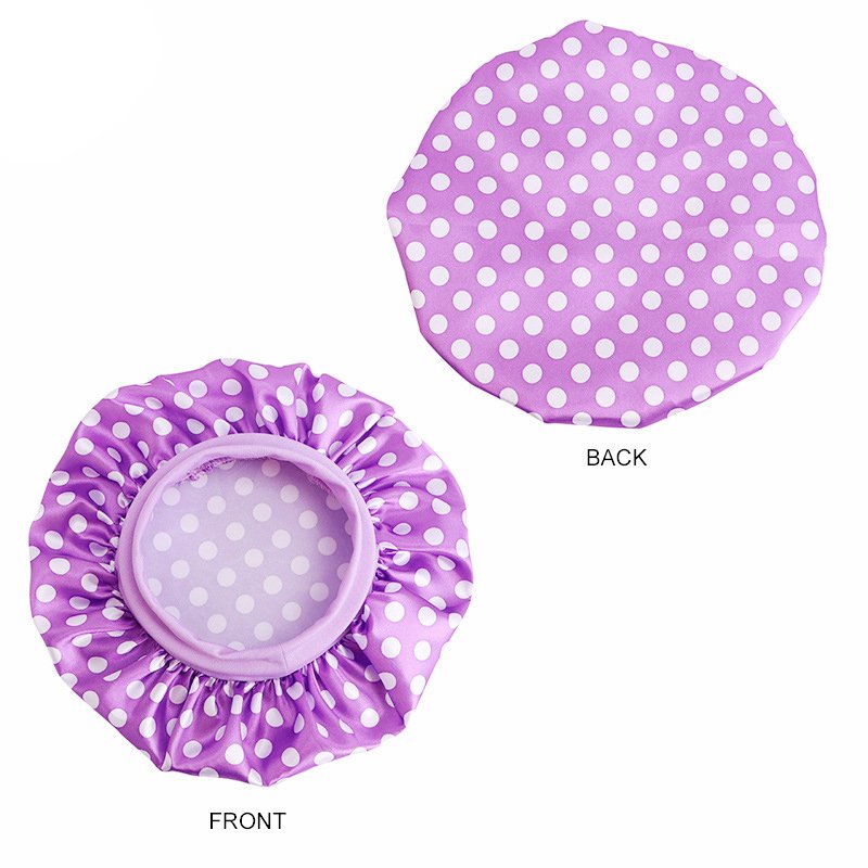 Childlike Innocence Pattern Style Three Pieces/Set Satin Hair Bonnets Custom Logo Printed Outdoor Hats