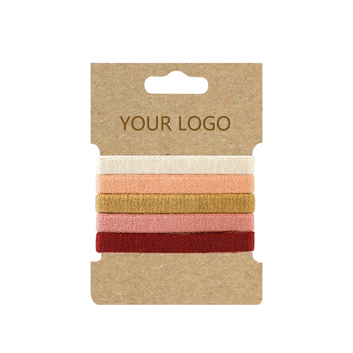 Genya RPET Customization Hair Elastics Hair tie Simple Custom Hair High-Elastic Color of Macaron for Women