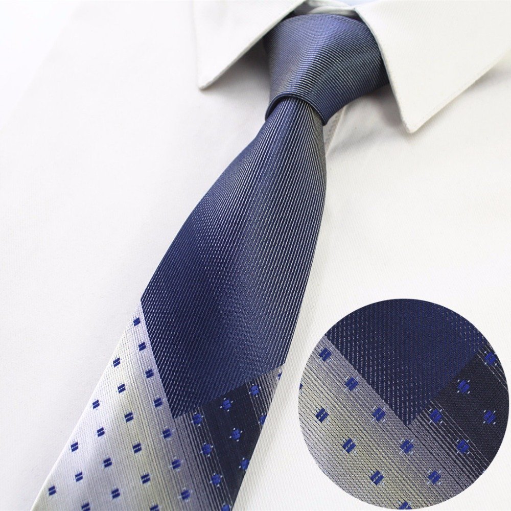 Mens Ties New Man Fashion Neckties Corbatas Gravata Jacquard Woven 7cm Slim Tie Business Gradient Tie for Men