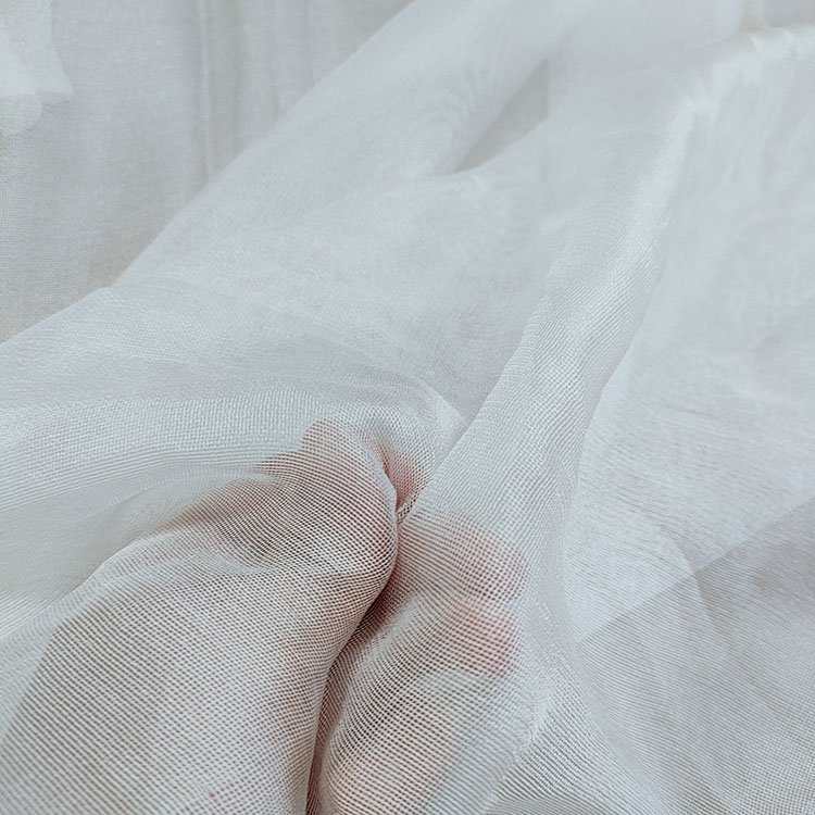 6A Grade 100% Silk Tulle Mesh Fabric Silk Fabric for Painting,Tie-dye