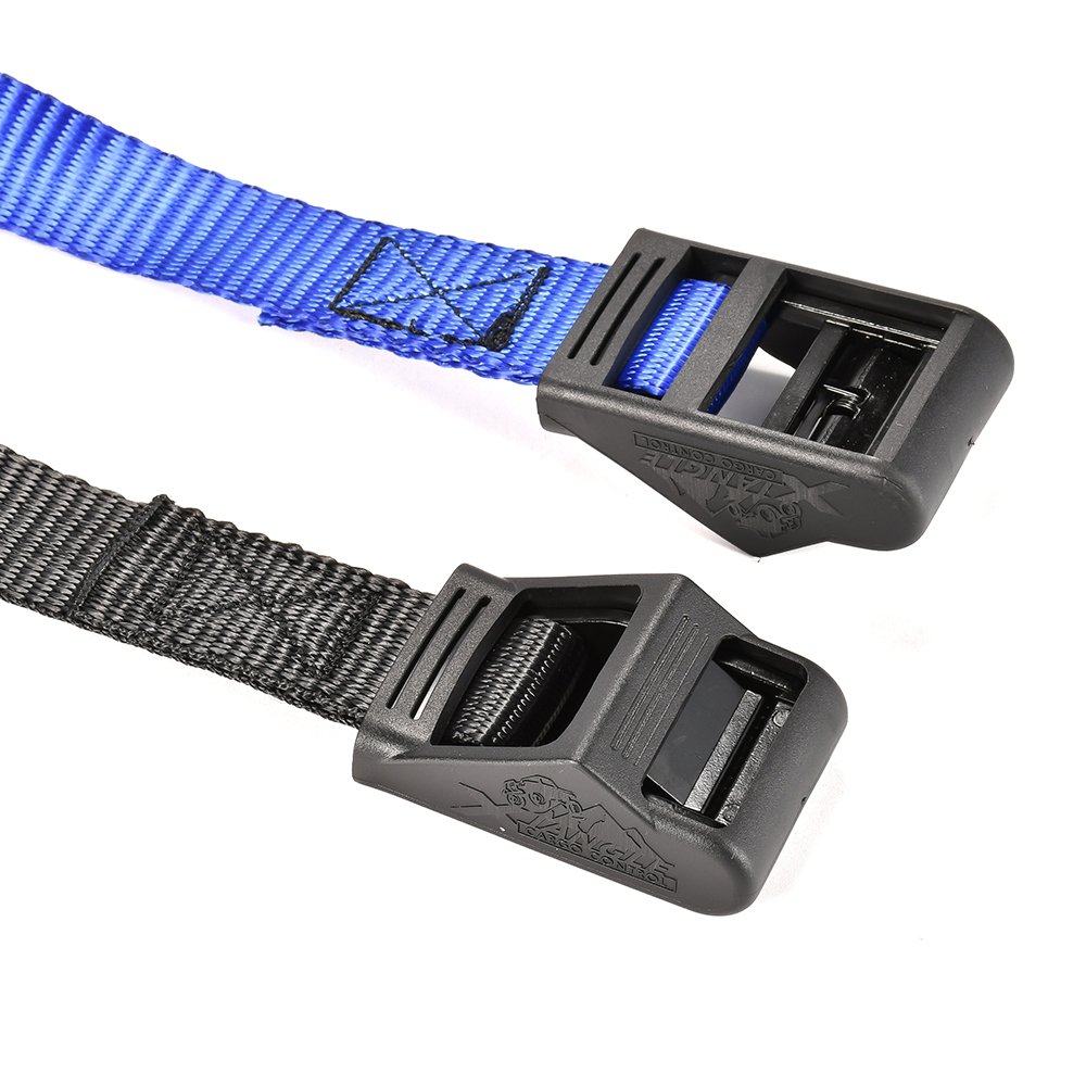 Wholesale price 1 Inch 25mm Cargo Lashing Strap Black Cam Buckle Tie Down Strap with Rubber Cover