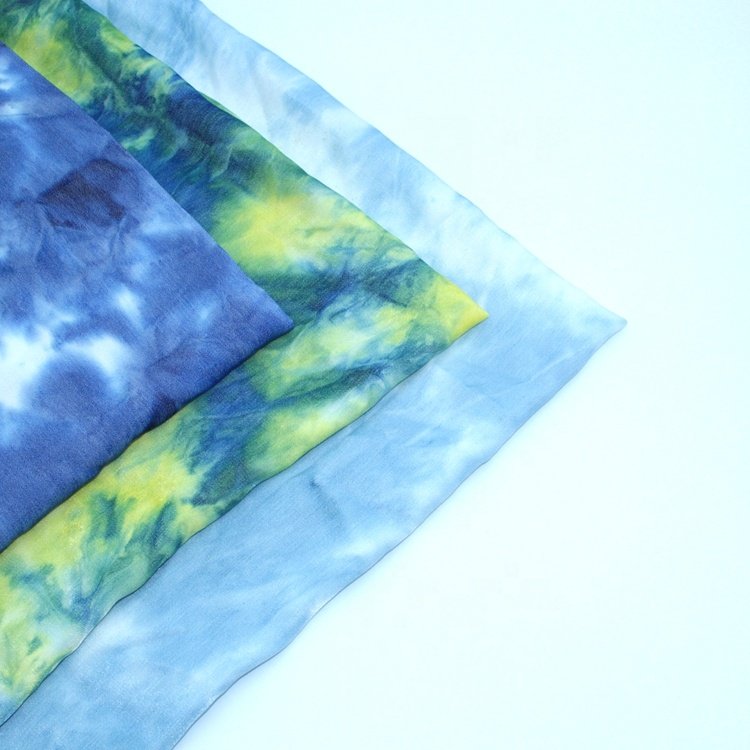Hot selling Woven Fabric Plain 150GSM TR Leave-in imitation denim tie-dye fabric