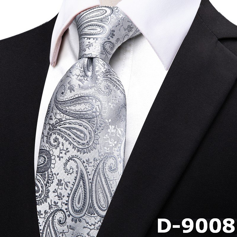 Fashion Luxury 3.15" (8CM) Necktie Men's Classic Jacquard Woven Silk Tie Formal Party Suit Necktie For Wedding Business Party