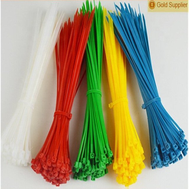 wholesale Nylon Cable Ties 100mm 150mm 200mm 250mm 300mm Black White Self Locking cable Wire Zip Ties