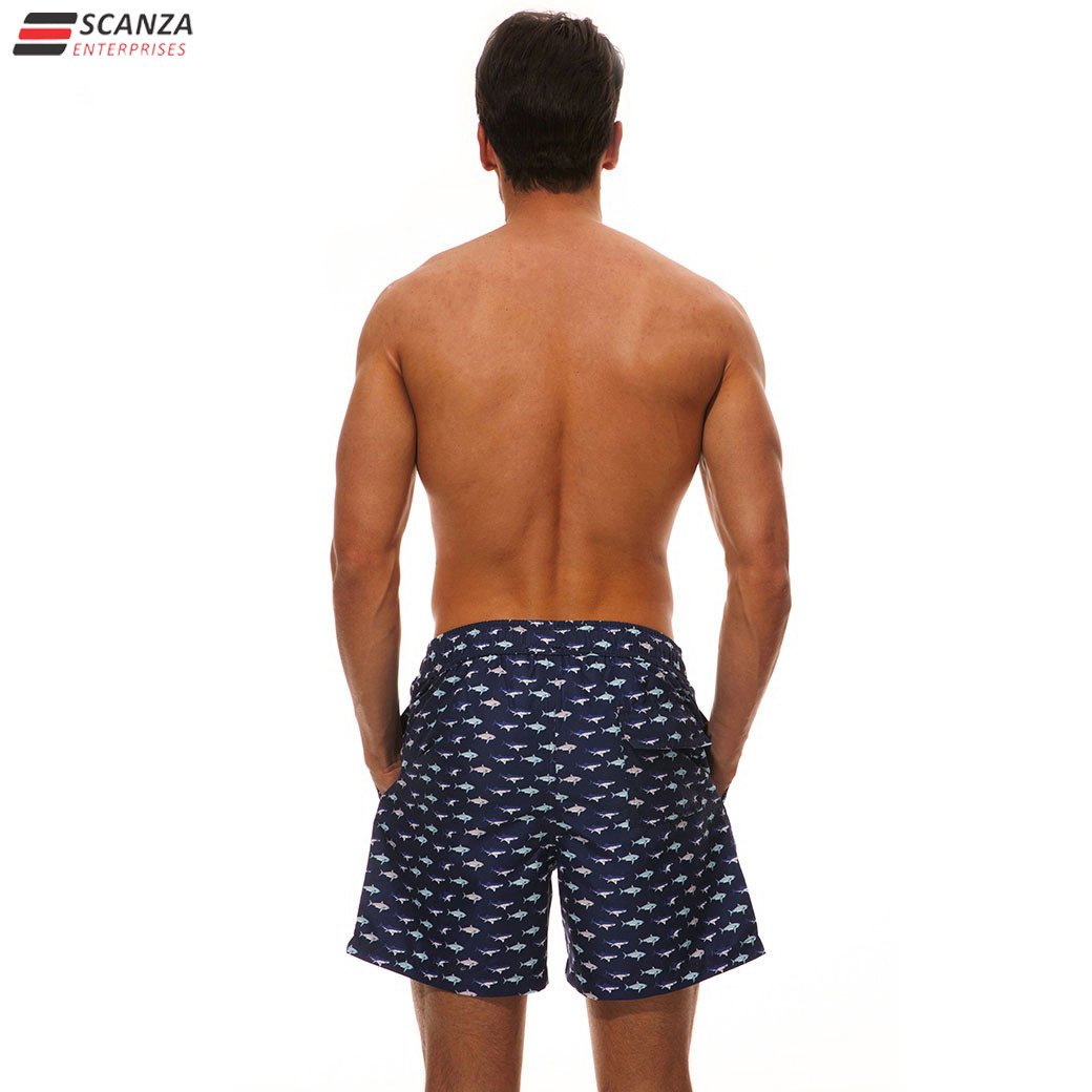 High Quality Quick Dry Men's Swim Shorts Wholesale Beach Shorts Solid Color Changing Board Shorts Cheap Low Price