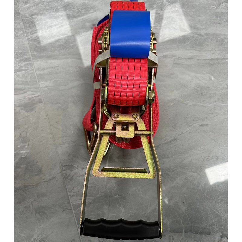 Professional Factory 1" 2" 3" 4" Inch 1T 2T 3T 5ton 10T Ratchet Tie Down Cargo Lashing Belt Straps Heavy Duty Ratchet Straps