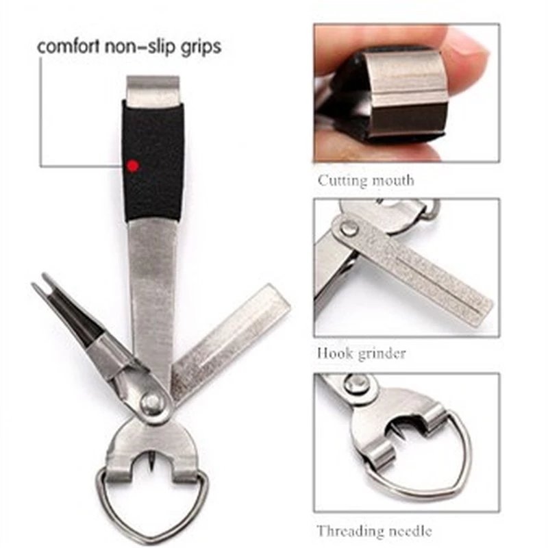 Fly Fishing Tool Nipper Fly Line Cutter Clippers Snips Tie Nail Knot Tying Tool Fish Tackle Accessories