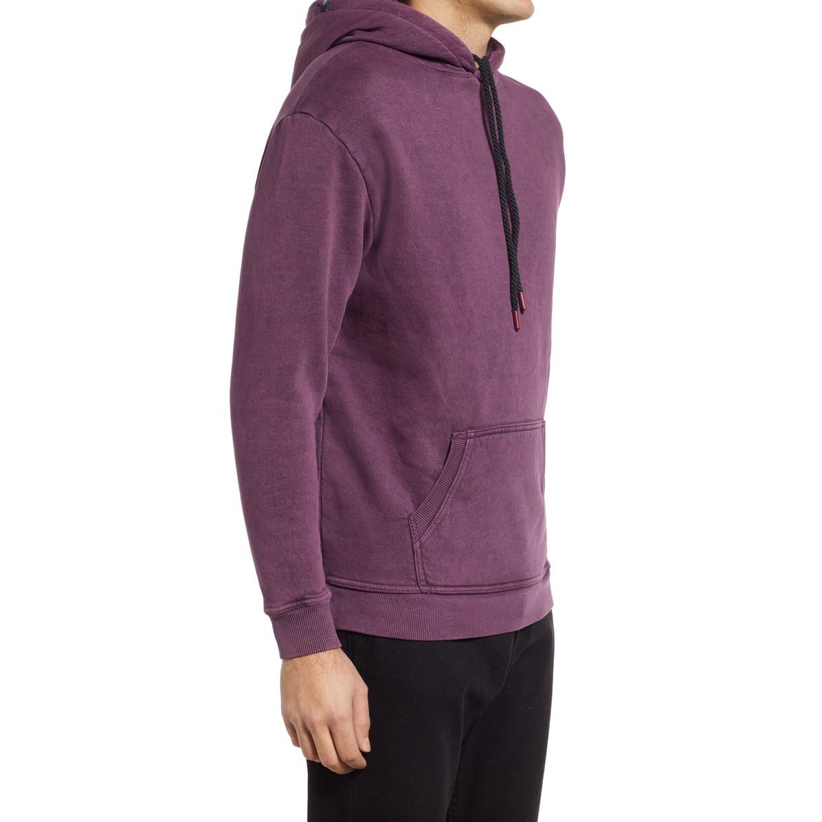 High Quality 100% Cotton Acid Washed Hoodie Vintage Style High Street Series Winter Fleece with 3D Embroidered Logo XS Size