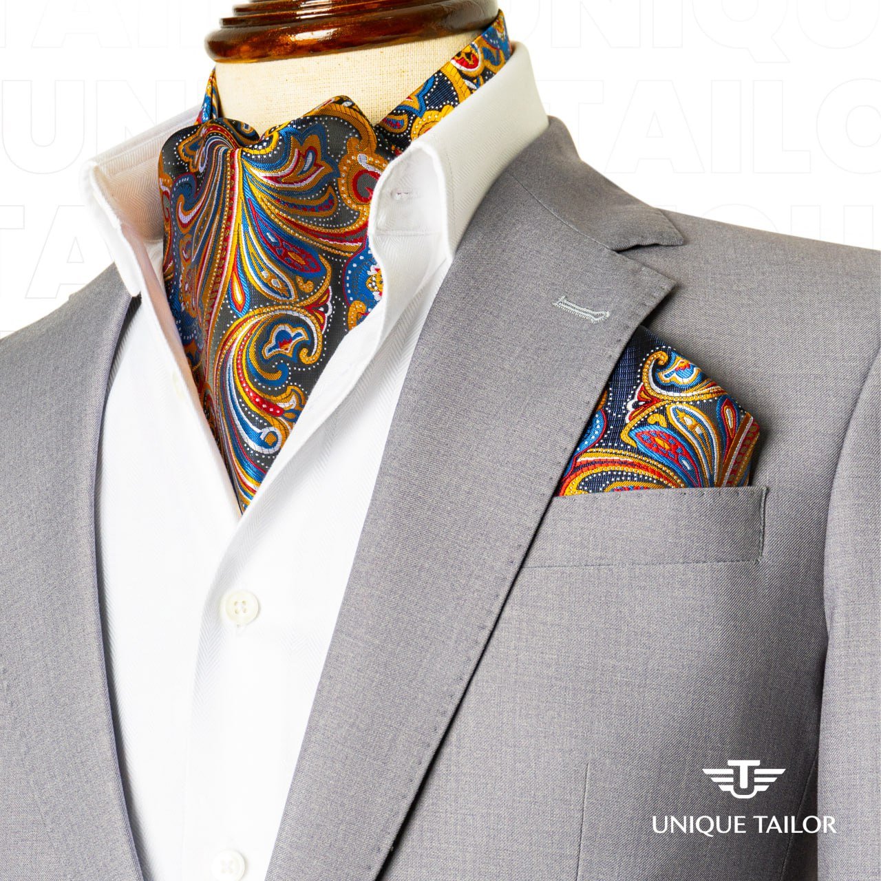 Popular Handmade custom formal casual OEM service Ascot Ties and Hanky and accessories breathable sophisticated man's 2023 Ties