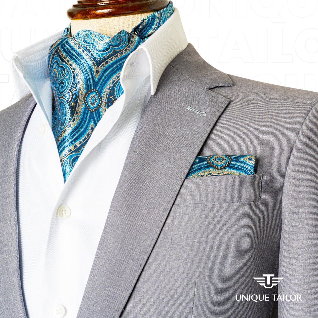 Popular Handmade custom formal casual OEM service Ascot Ties and Hanky and accessories breathable sophisticated man's 2023 Ties