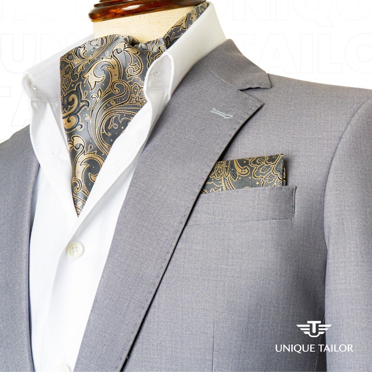 Popular Handmade custom formal casual OEM service Ascot Ties and Hanky and accessories breathable sophisticated man's 2023 Ties