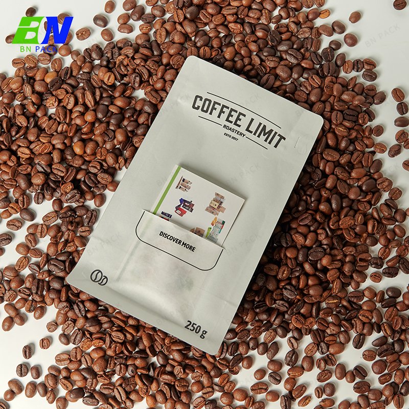 250g 500g 1kg Flat bottom pouch Custom Empty Coffee Bags Custom Printed, Coffee Beans Packaging Bags