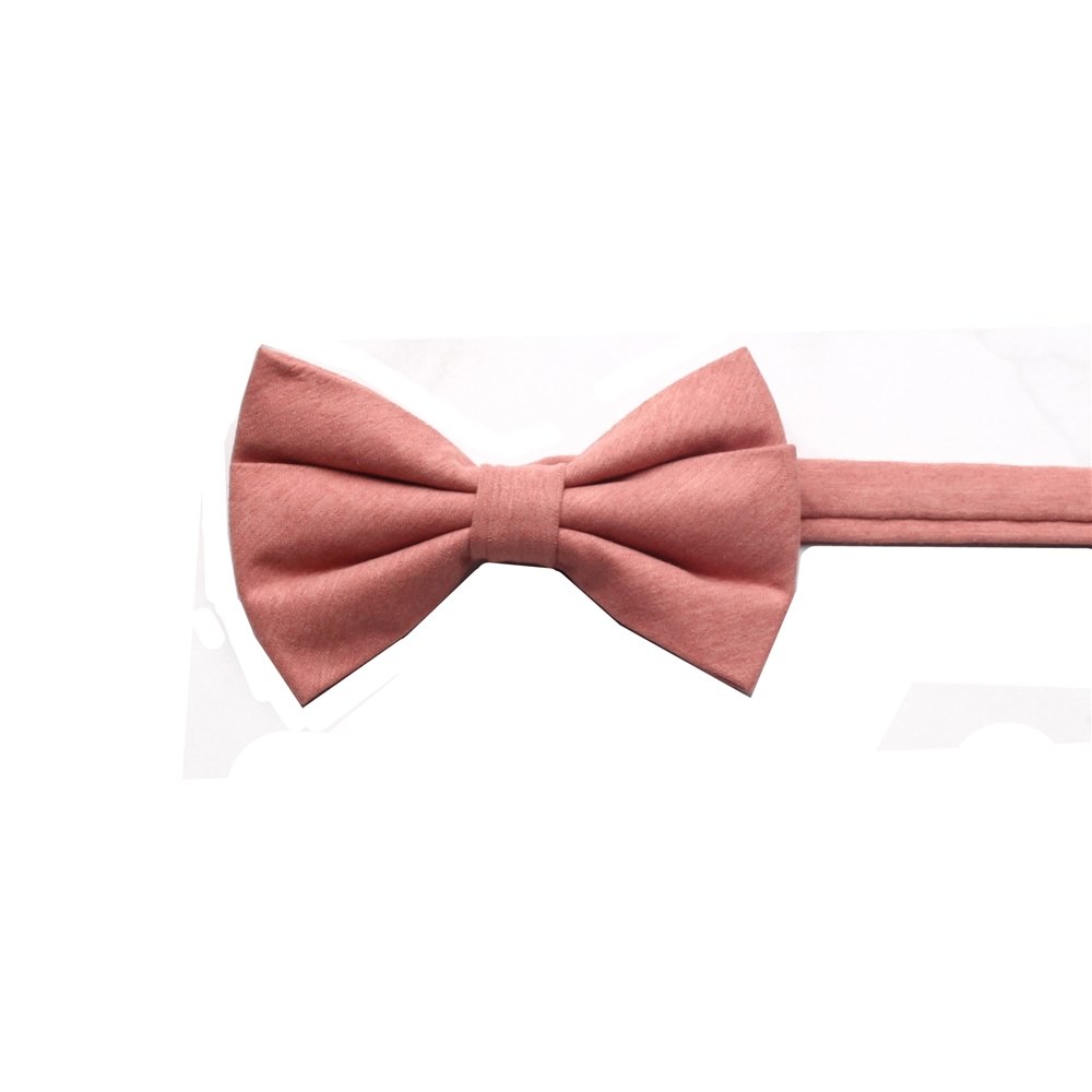 Wholesale High Quality Stylish Bowties Solid Color Polyester Bow Ties